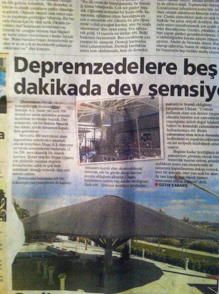 milliyet gazetesi huge dev semsiye